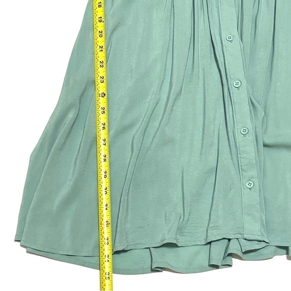 Funktional Anthropologie Woman Gray Green Short Sleeve Dress Size S - Picture 14 of 16